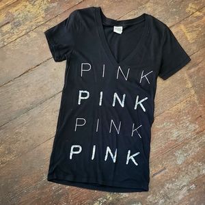 PINK sequin Tee